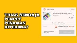 Cara Mengatasi Shopee Kepencet Pesanan Diterima