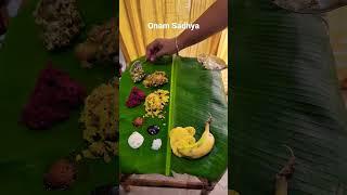 OnamSadhya | kerala festival | Indian traditional meal #onam #shorts