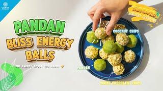 Summer Recipes: Pandan Bliss Energy Balls  #TasteTheDifference