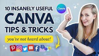 10 Insanely Useful CANVA TIPS & TRICKS [2023] | Canva Tutorial for Beginners