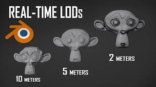 A GAME CHANGER for Blender viewport?? Automatic LODs in Blender - NO PLUGINS, NO CODING