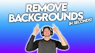 How To REMOVE BACKGROUNDS FOR FREE With Remove.bg?