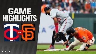 Twins vs. Giants Game Highlights (7/12/24) | MLB Highlights