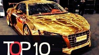 Top 10  Most Expensive Gold Cars in world