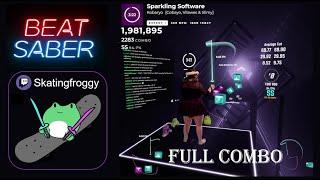 Beat Saber | Sparkling Software E+ 10.37 | Full Combo | Mixed Reality