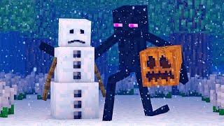 Snowman & Villager Life 1 - Minecraft Animation