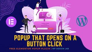 Popup that Opens on a Button Click | Elementor popup