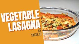 VEGETABLE LASAGNA | JAIN | HOMEMADE PASTA SHEET | QUICK AND EASY RECIPE | Tasteat