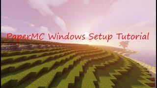 PaperMC Server auf Windows erstellen | Tutorial [Minecraft] [HD]
