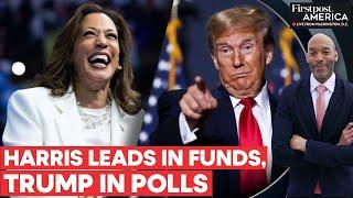 Kamala Harris Raises $300 Million in August, Donald Trump Gains in Swing States | Firstpost America