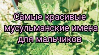 САМЫЕ КРАСИВЫЕ МУСУЛЬМАНСКИЕ ИМЕНА ДЛЯ МАЛЬЧИКОВ 