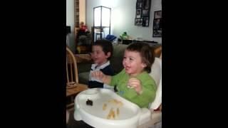 Little Einsteins make Axl and Greyson laugh