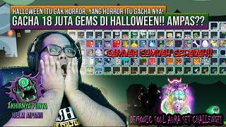 GACHA 18JUTA GEMS AMPAS?? TOBAT GACHA! | DEMONIC SOUL AURA  set challenge | Growtopia Indonesia