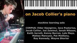 machine learning music on Jacob Collier's piano