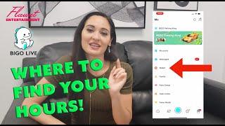 BIGO LIVE HOW TO VIDEOS | How to find your hours report