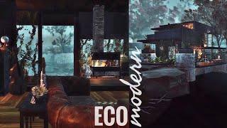 Fallout 76 CAMP Build + Tutorial: Eco Modern Mire House 🪴