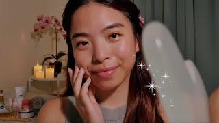 ASMR Soothing Skincare & Haircare Before You Sleep  Personal Attention with Gentle Layered Sounds