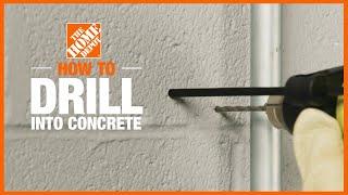 How to Drill Into Concrete | The Home Depot