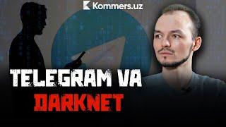 Telegram Support a’zosi Davronbek Rustamov — messenjerdagi xavfsizlik, fishing va darknet haqida