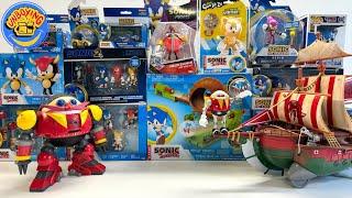 Sonic The Hedgehog Toys Collection Unboxing Review|DR.eggman|Gold Sonic |Mighty|Prime| Patrick ASMR
