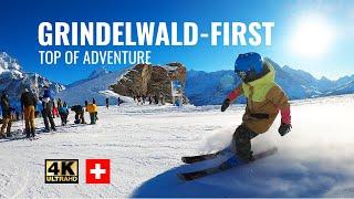 GRINDELWALD FIRST Switzerland 4K  |Top of Adventure | Jungfrau Region