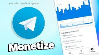 Como MONETIZAR Seu Canal do TELEGRAM  Comece a GANHAR DINHEIRO!