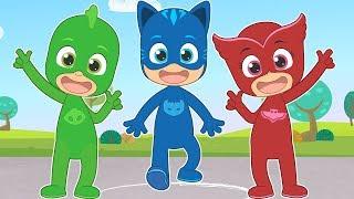 HOCKEY POKEY  with Superheroes | Babies dancing the Hockey Pockey | Learning by singing