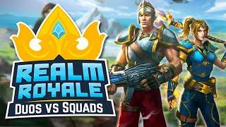 DUOS vs SQUADS in Realm Royale! (Baggins + Thor)