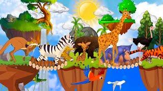 Animal Sounds Song | Animal Sounds And Names For Children | Nursery Rhymes Song For Kids