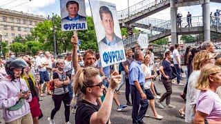 East Russia protests: Thousands of people demonstrate against arrest of Khabarovsk governor