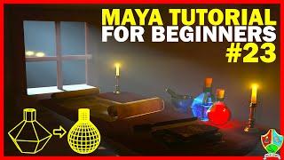 How to SMOOTH Geometry in Maya | Maya 2020 Tutorial for Beginners