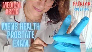 [ASMR] MENS HEALTH CHECK UP  PROSTATE EXAM ,     PERSONAL ATTENTION , ASMR TRIGGERS AND TINGLES ,