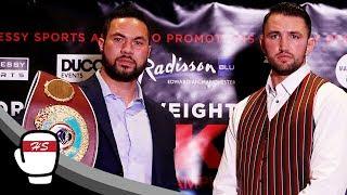 Joseph Parker vs Hughie Fury Official Face To Face | Hennessy Sports