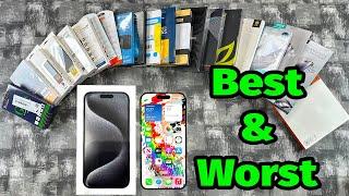 Best And Worst Screen Protectors for Apple iPhone 15 Pro