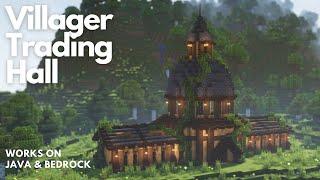 VILLAGER TRADING HALL | Minecraft Tutorial | Java & Bedrock [1.21+]