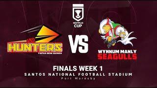 SP PNG Hunters vs Wynnum Manly Seagulls | Match Highlights | QRL Hostplus Cup | Finals Week 1