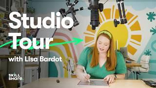 Lisa Bardot’s Garage Studio Tour