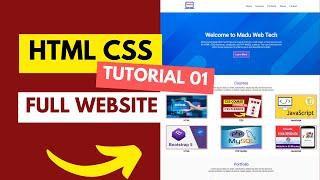 How to Create a Website Step-by-Step Using HTML and CSS