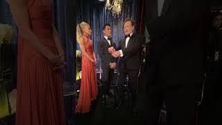 Kelly and Mark Talk to Conan O’Brien Backstage at the Oscars