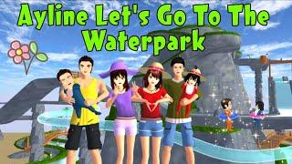 Celand Throwback Vlog | Baby Ayline Let's Go To The Waterpark | Sakura School Simulator