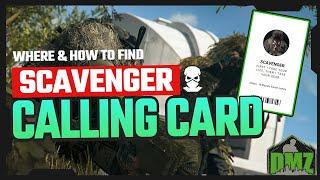 DMZ SCAVENGER CALLING CARD // HOW & WHERE TO FIND GUIDE