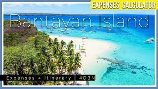 DAY 1 | EXPENSES + ITINERARY FOR 4PAX | 4D3N IN BANTAYAN ISLAND, CEBU, PHILIPPINES  [HD]