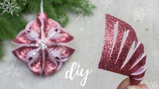 МКИзготовление ЁЛОЧНЫХ УКРАШЕНИЙ своими рукамиDIY Christmas HOME DECORCRAFTS IDEAS 2023