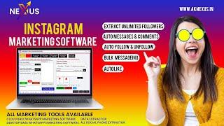 Instagram data Extractor | Instagram pro data Scraper | Instagram bulk Message Sender 2023