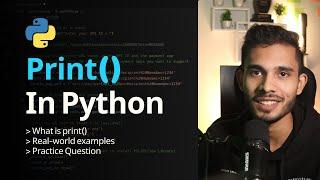 Print() function in Python | Python for Beginners | #lecture3