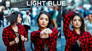 Light Blue Preset | Lightroom Mobile Preset Free DNG | lightroom tutorial | lightroom presets