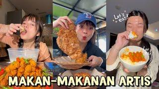 SEHARIAN MAKAN MAKANAN ARTIS!! - TIKTOK VELIAVEVE MAKAN-MAKAN