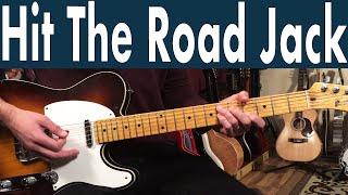 How To Play Hit The Road Jack | Ray Charles Guitar Lesson + Tutorial