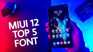 Most Awaited Miui 12 Fonts | Top 5 Fonts For Any Xiaomi Devices | Miui Fonts