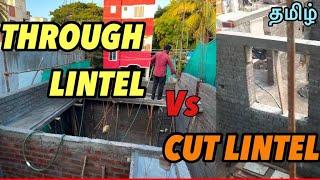 Cut Lintel vs Through Lintel | லிண்டல் Tips | Deekshi Homes